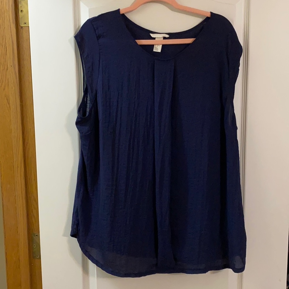 Blue H & M top